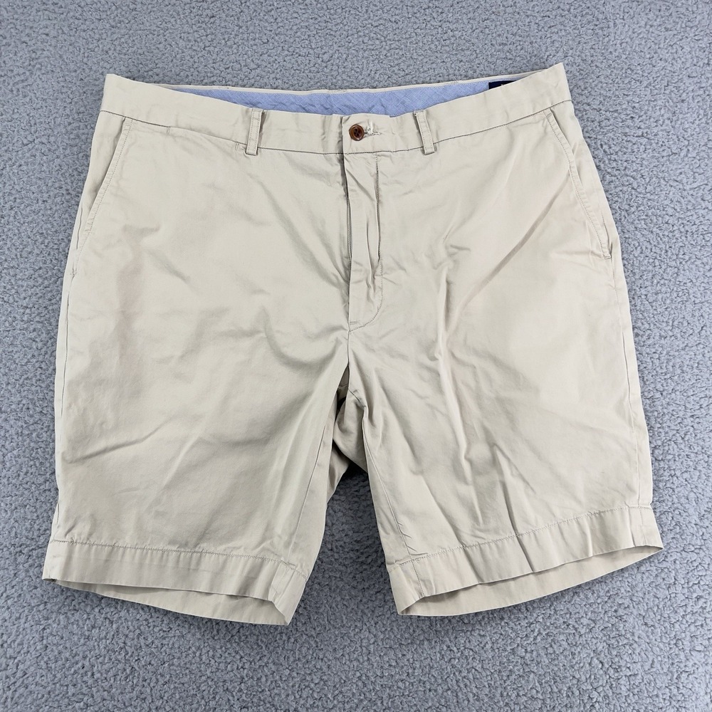 Polo Ralph‎ Lauren Shorts Mens 38 Classic Fit Beige Tan Chino Cotton
